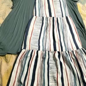 Lane bryant 18/20 matching Shirt and long skirt